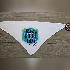 Dog Bandana Fits Most Dogs "I'm a Good Boy" Unique Dog Mom Gift NWT